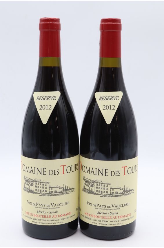 Domaine des Tours Merlot Syrah 2012