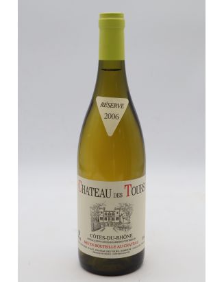 Château des Tours Côtes du Rhône 2006 blanco