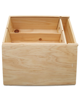 Estuche regalo - Caja de madera para 2 botellas