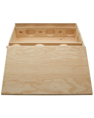 Estuche regalo - Caja de madera para 6 botellas