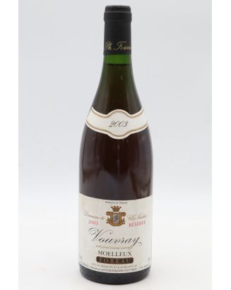 Foreau Vouvray Moelleux Réserve 2003