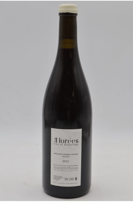 Les Horées Volnay Sur Roche 2022