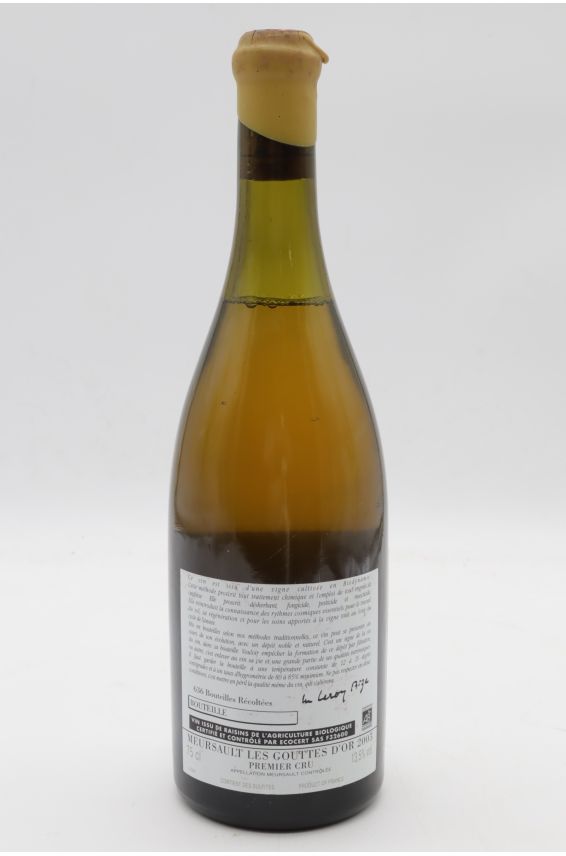 Domaine d'Auvenay Meursault 1° cru Les Gouttes d'Or 2003