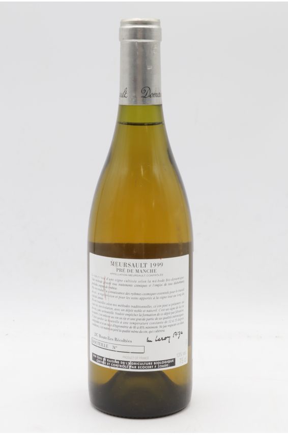 Domaine d'Auvenay Meursault Pré de Manche 1999