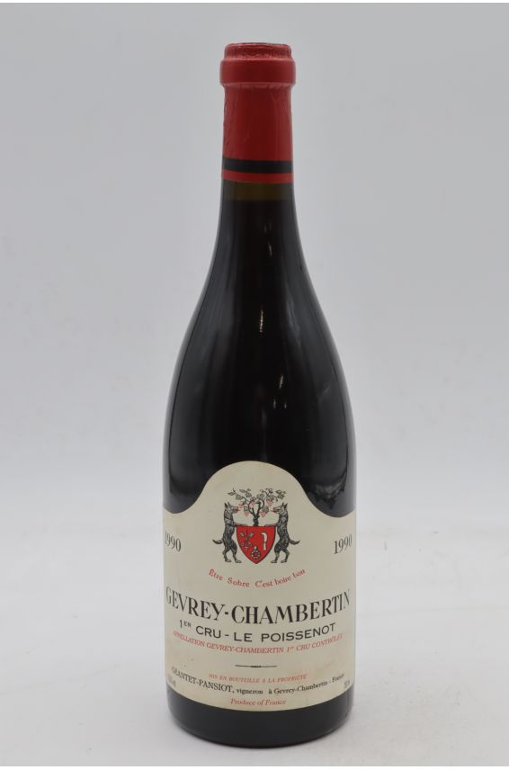 Geantet Pansiot Gevrey Chambertin 1er Cru Le Poissenot 1990