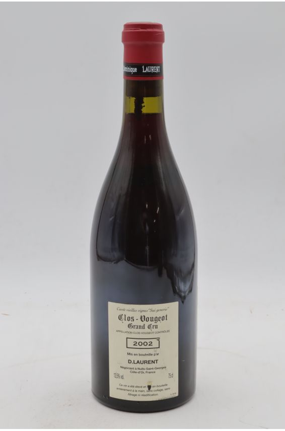 Dominique Laurent Clos Vougeot Vieilles Vignes 2002