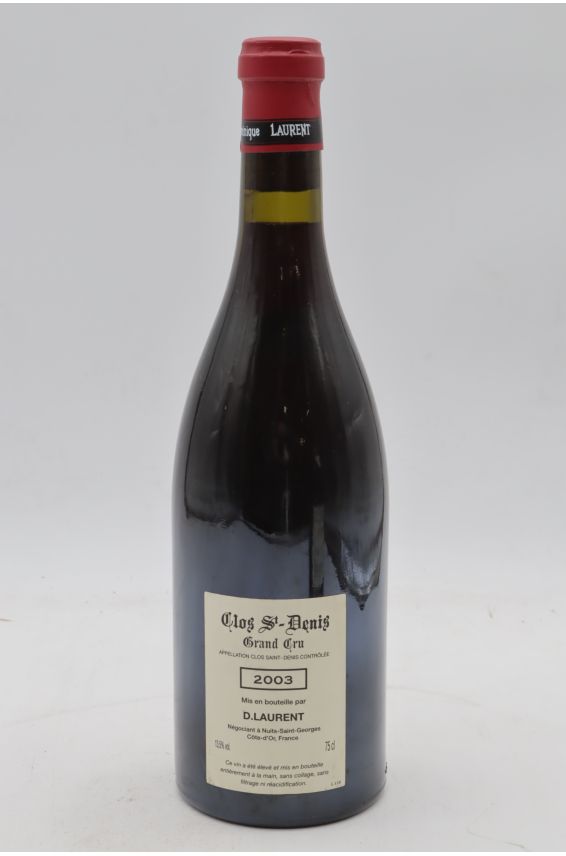 Dominique Laurent Clos Saint Denis Vieilles Vignes 2003