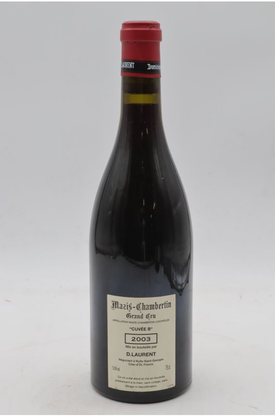 Dominique Laurent Mazis Chambertin Cuvée B Vieilles Vignes 2003
