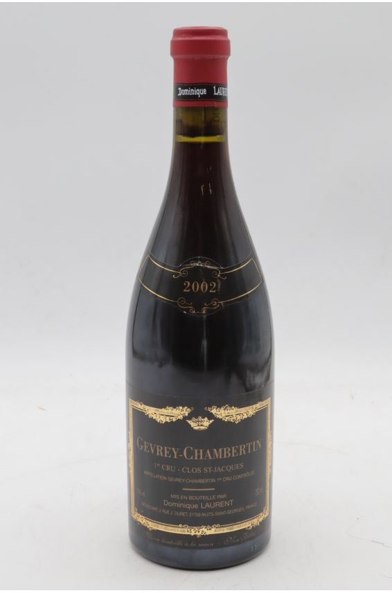 Dominique Laurent Gevrey Chambertin 1er Cru Clos Saint Jacques Old Vines 2002