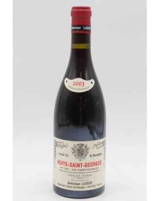 Dominique Laurent Nuits Saint Georges 1er cru Les Saint Georges Vieilles Vignes 2003