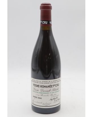 Romanée Conti Vosne Romanée 1er cru Duvault Blochet 2004