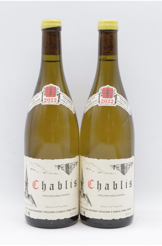 Vincent Dauvissat Chablis 2022