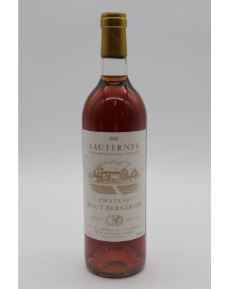 Haut Bergeron 1988
