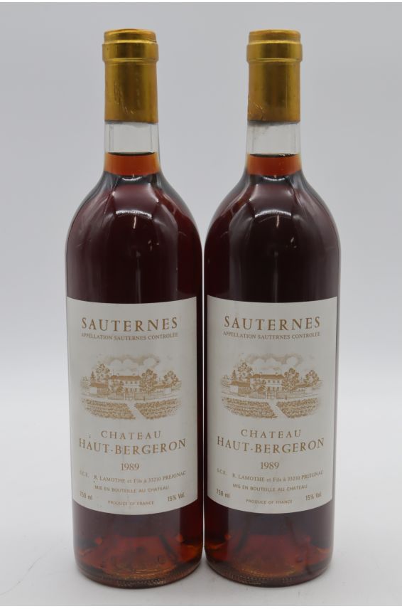 Haut Bergeron 1989