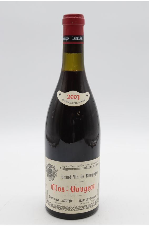 Dominique Laurent Clos Vougeot Sui Generis Vieilles Vignes 2003