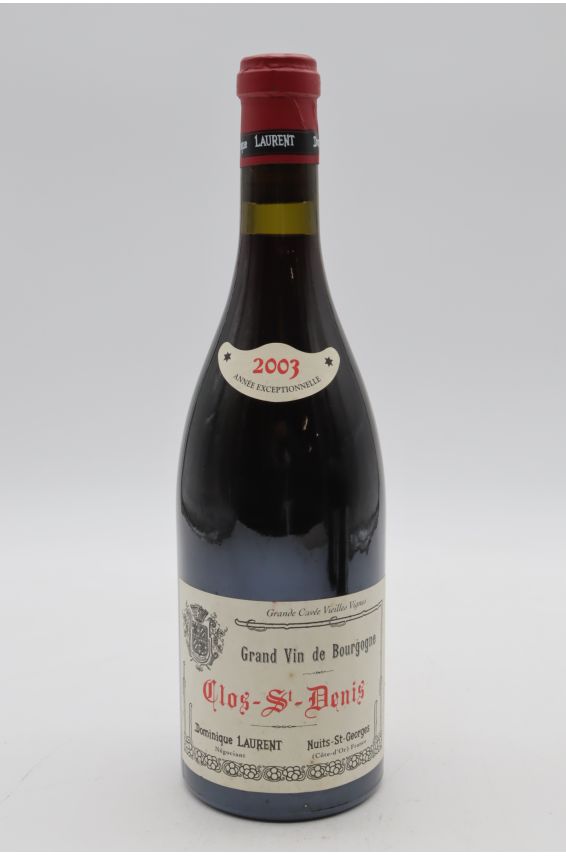 Dominique Laurent Clos Saint Denis Vieilles Vignes 2003