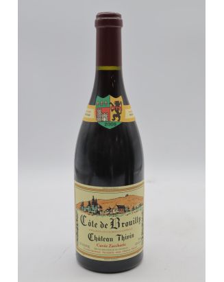 Château Thivin Côte de Brouilly Zaccharie 2009