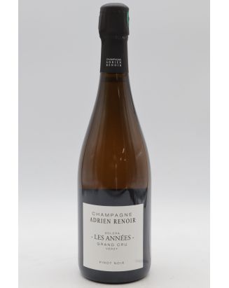 Adrien Renoir Grand cru Verzy Les Années Soléra Pinot Noir