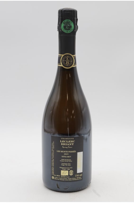 Leclerc Briant 1er cru Les Monts Ferrées Vertus Brut Zéro 2019