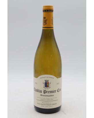 Jean Paul Droin Chablis 1er cru Montmains 2025
