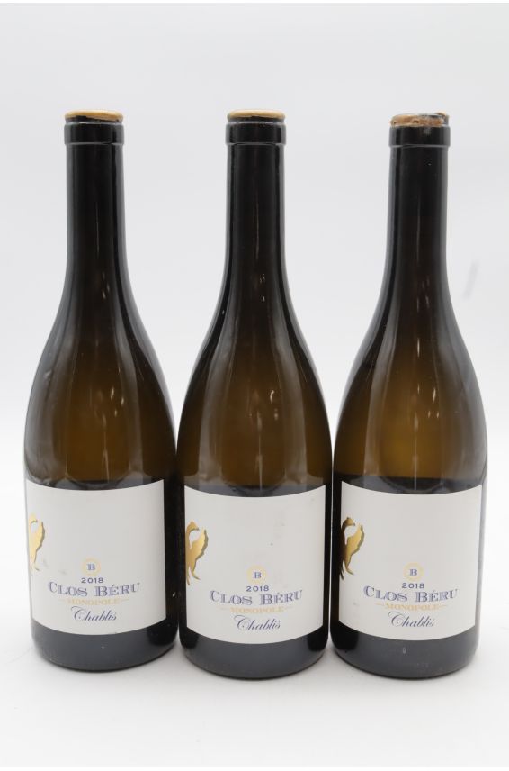 Château de Béru Chablis Clos Béru Monopole 2018