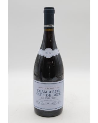 Bruno Clair Chambertin Clos de Bèze 2012