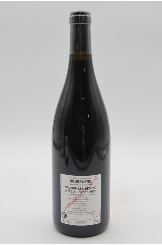 Barrique du Chat Botté Savigny-lès-Beaune Les Gollardes 2020
