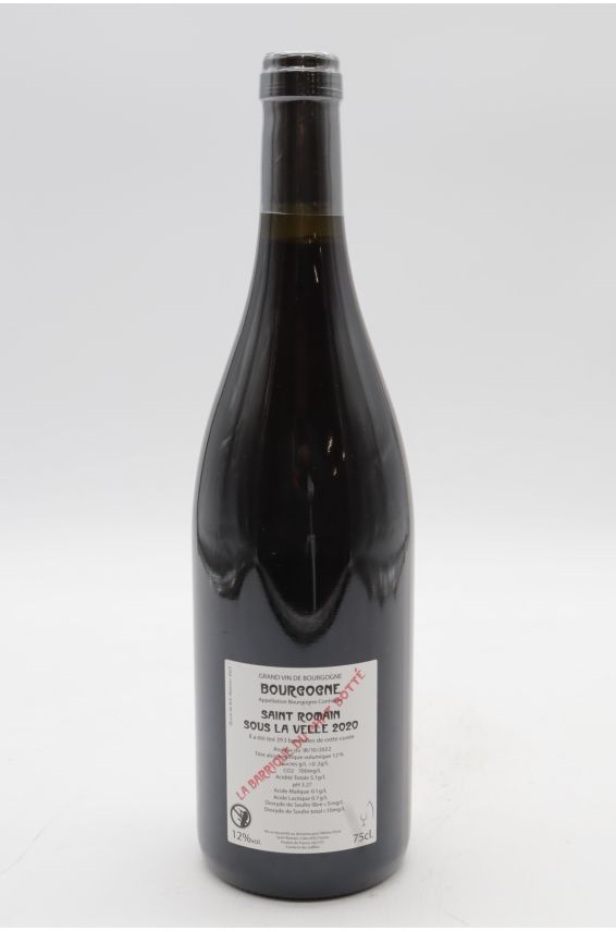 Barrique du Chat Botté Saint Romain Sous la Velle 2020