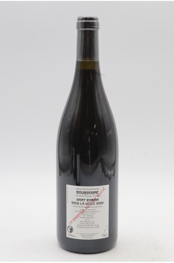 Barrique du Chat Botté Saint Romain Sous la Velle 2020