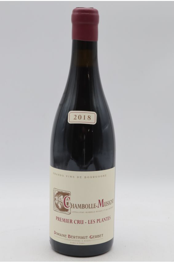 Berthaut Gerbet Chambolle Musigny 1er Cru Les Plantes 2018
