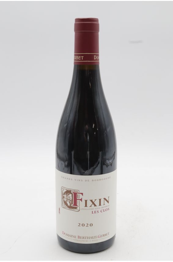 Berthaut Gerbet Fixin Le Clos 2020