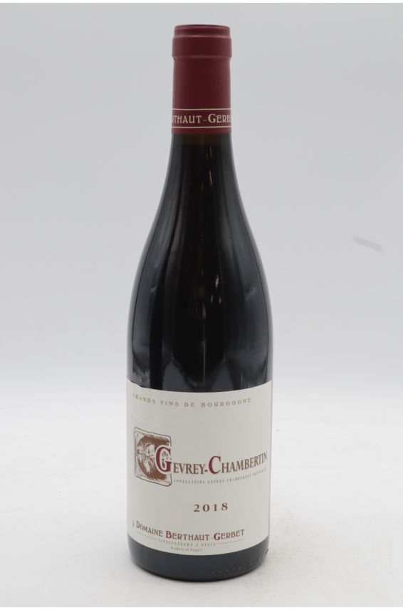 Berthaut Gerbet Gevrey Chambertin 2018