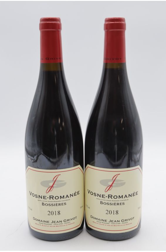 Jean Grivot Vosne Romanée Bossières 2018