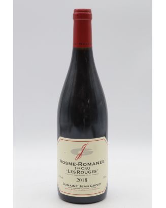 Jean Grivot Vosne Romanée 1er cru Les Rouges 2018