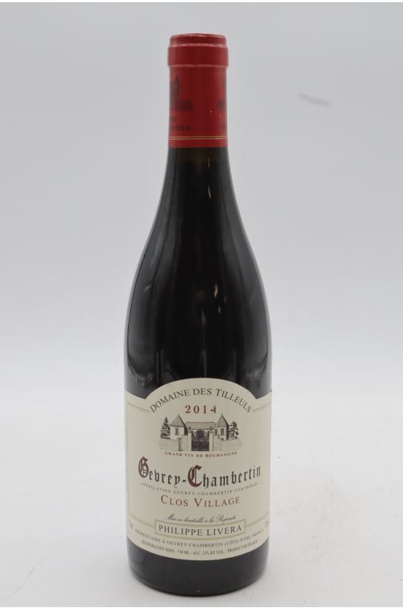 Philippe Livera Gevrey Chambertin Clos Village 2014