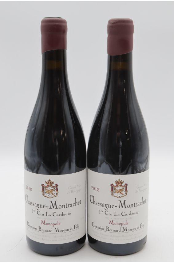 Bernard Moreau Chassagne Montrachet 1º cru La Cardeuse 2018