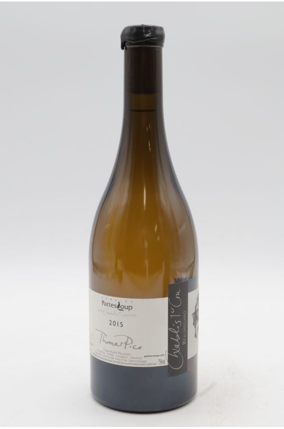 Pattes Loup Chablis 1º cru Beauregard 2015