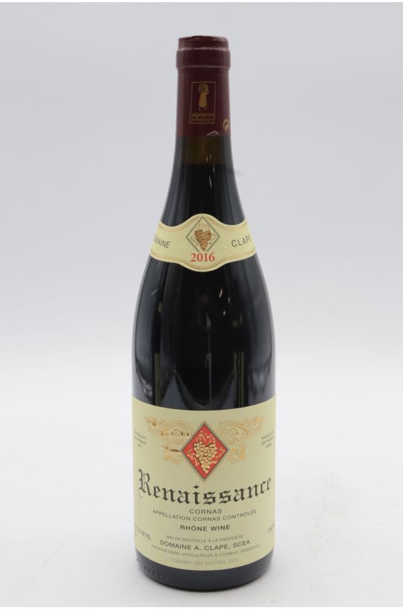 Auguste Clape Cornas Renaissance 2016
