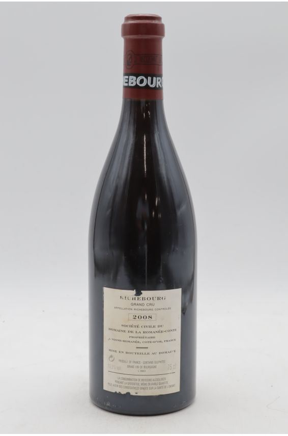 Romanée Conti Richebourg 2008 - 5% 할인!