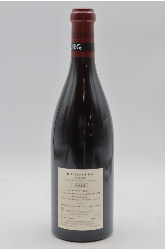 Romanée Conti Richebourg 2010 - PROMOÇÃO -5% !