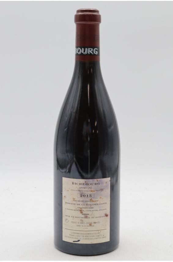 Romanée Conti Richebourg 2015 - PROMOÇÃO -5% !