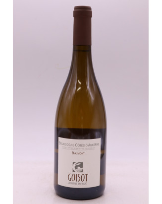 고이조 부르고뉴 코트 도세르 비오몽 (Goisot Bourgogne Côtes d'Auxerre Biaumont) 2020 블랑