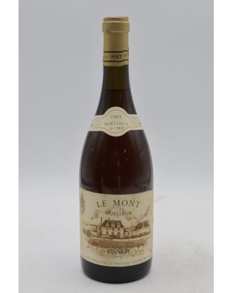 Huet Vouvray Le Mont Moelleux 1ère Trie 1989