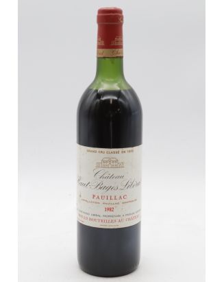 Haut Bages Libéral 1982 - PROMO -15% !