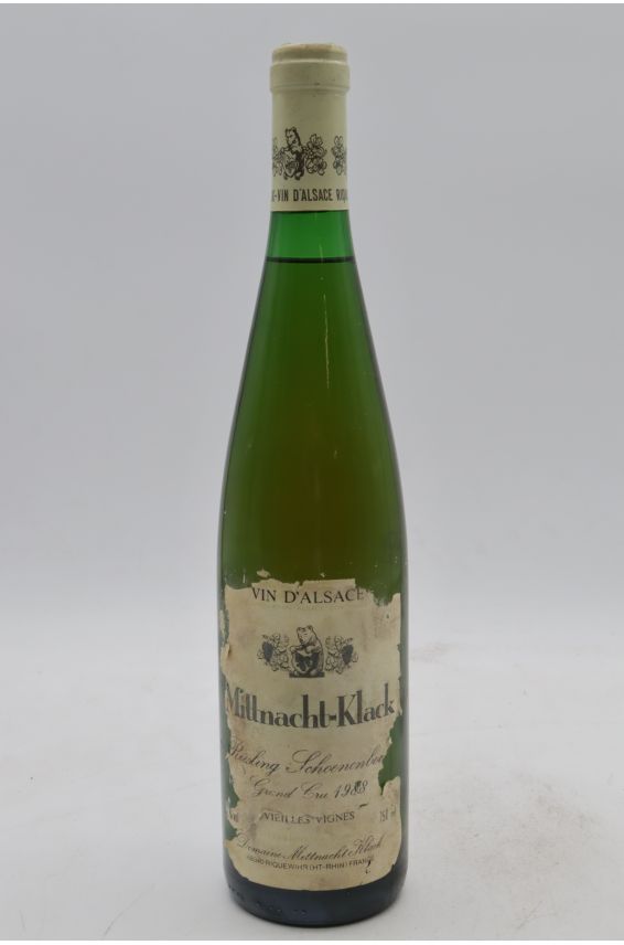 Mittnacht Klack Alsace Grand cru Riesling Schoenenbourg 1988 - PROMOÇÃO -10% !