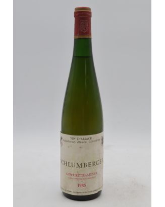 Schlumberger Alsace Gewurztraminer 1985
