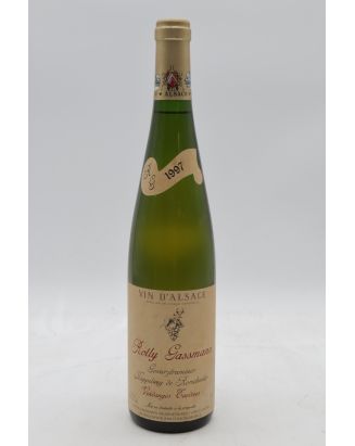 Rolly Gassmann Alsace Gewurztraminer Kappelweg de Rorschwihr Vendanges Tardives 1997