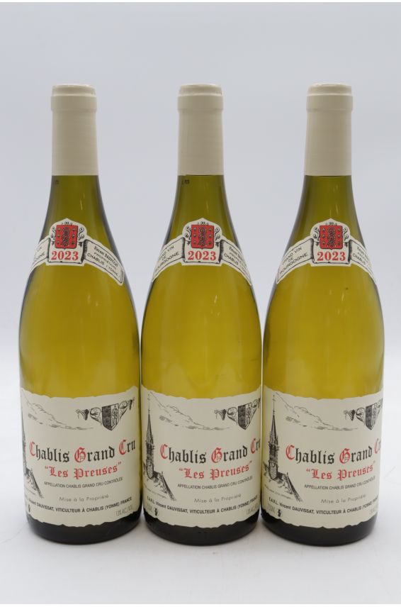 Vincent Dauvissat Chablis Grand cru Les Preuses 2023