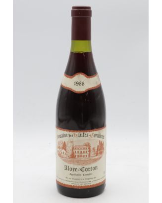 Des Hautes Cornières Aloxe Corton 1988
