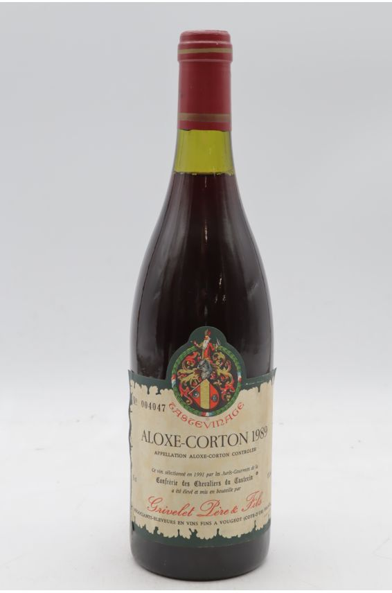 Grivelet Père et Fils Aloxe Corton 1989